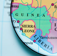 Sierra Leone in West Africa